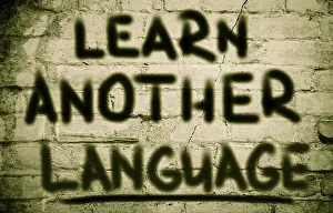 Education Concept Prints: Learn Another Language Concept