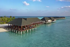 Maldives Island Prints: From the left: Bar, Restaurant