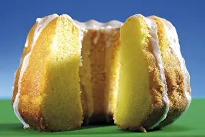 High Calorie Treats Prints: Lemon cake with sugar icing