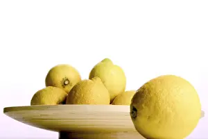 Fruity Food Photography Prints: Lemon in a dish