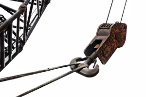 Industrial Work Equipment Prints: A lifting hook