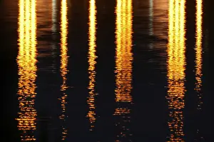 Water Reflection Prints: Light reflecting on the water