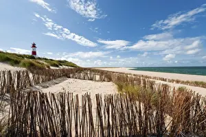 Deserted Lighthouse Tower Prints: Lighthouse with blue sky at Ellenbogen
