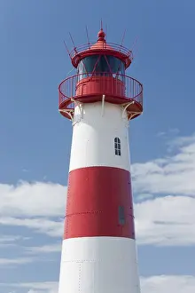 German Federal Republic Coastline Prints: Lighthouse with blue sky at Ellenbogen