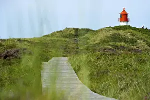 Deserted German Lighthouse Prints: Lighthouse in the dunes, Amrum