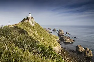 Deserted Lighthouse View Prints: Lighthouse at Nugget Point, The Catlins