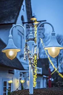Thatched Roof House Prints: Lights decoration