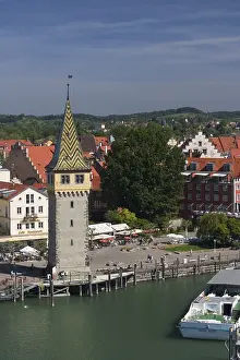 Harbour Prints: Lindau at Lake Constance - Print of Old Port Lighthouse