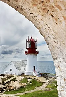 Framed Print : Lindesnes Lighthouse Print, Norway Framed Print : Lindesnes Lighthouse Print, Norway