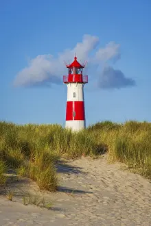 Lighthouse In Northern Germany Prints: The Lister lighthouse at Ellenbogen