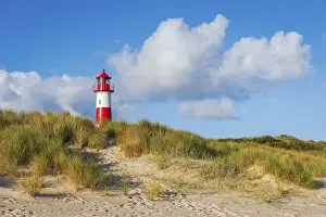 German North Sea Island Prints: The Lister lighthouse at Ellenbogen