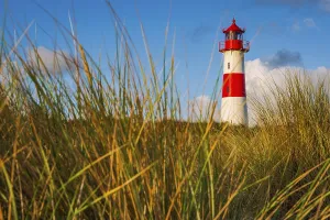 Northern Germany Lighthouse Prints: The Lister lighthouse at Ellenbogen