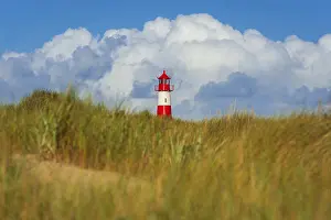 Northern Germany Lighthouse Prints: The Lister lighthouse at Ellenbogen