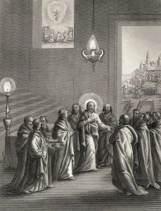 Holy Communion Image Prints: In a little while you will not see Me