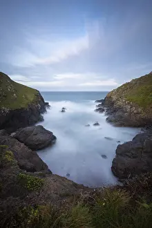 Deserted Rocky Coastline UK Prints: lizard cove - Cornwall