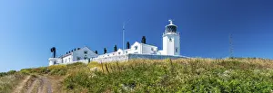 British Coastal Scenery Prints: Lizard Lighthouse and Housel Bay Cliffs