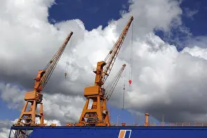 Construction Crane Prints: Load cranes