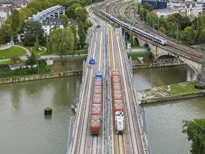 European Transportation Infrastructure Prints: Load test on the Neckar Bridge