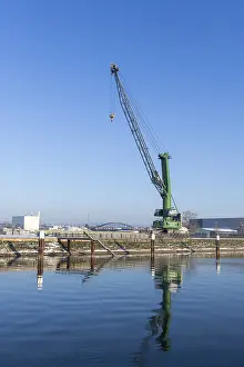 Harbour Crane Prints: Loading crane, harbour crane, harbour
