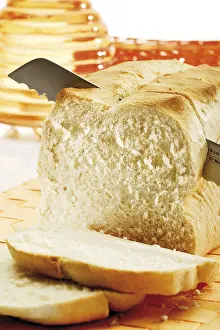 Nutrition Facts Bread Prints: Loaf of white bread