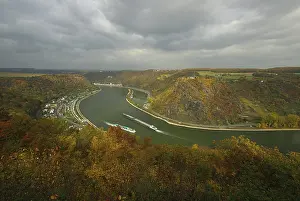 Central Europe Cultural Monument Prints: Loreley view, Loreley view