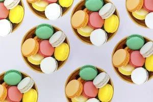 Food Photography Backgrounds Prints: Macarons background