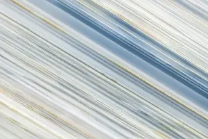 Unique Geological Formations Prints: A macro photograph showcasing the striking linear patterns