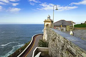Lighthouse Prints: The Majestic Atlantic Ocean Print - Asturias, Spain