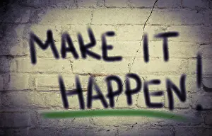 Abstract Art Prints: Make It Happen Print