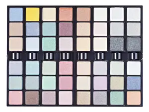 Isolated Beauty Products Prints: Make up kits in case you take a close-up on a white background