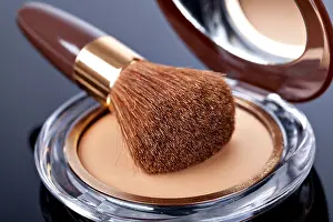 Personal Hygiene Care Prints: Makeup Powder and Brush