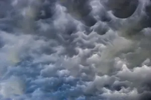 Dramatic Cloud Atmosphere Prints: Mammatus clouds, dramatic cloud atmosphere