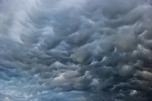 Dramatic Cloud Atmosphere Prints: Mammatus clouds, dramatic cloud atmosphere