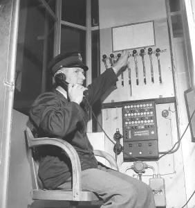 Old Fashioned Technology Prints: Man and machine in the 1940s