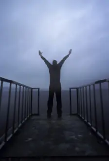 Full Body Length Man Prints: Man at a pier