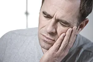 Man With Tooth Pain Prints: Man with toothache
