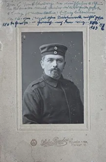 Framed Print : Man in Uniform Jacket Print