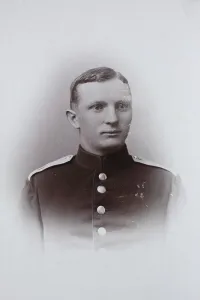 Historical Photograph Prints: Man, in uniform jacket, visiting format