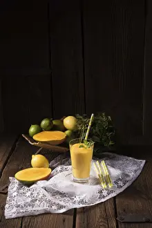 Refreshing Summer Drinks Prints: Mango smoothie