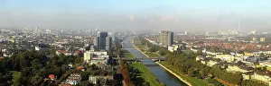 Central European Cityscapes Prints: Mannheim from above