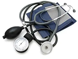 Prints of Manometer With Stethoscope Against The White Background Daugavpils, Latvia Related Prints: Daugavpils Manometer Print with Stethoscope