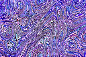 Computer Generated Fractals Prints: Marbled background - abstract computer-generated image