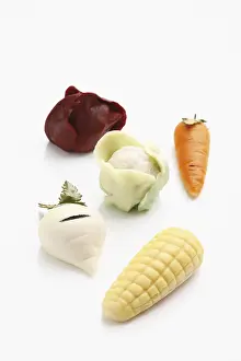 Sweet Dessert Treats Prints: Marzipan vegetables
