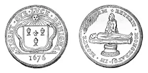 Deserted University College Prints: Other master surgeon token, At right