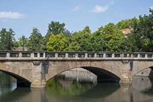 Central Europe River Views Prints: Maxbrucke over the Pegnitz River