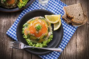 Pork Meat Dish Prints: Meat aspic