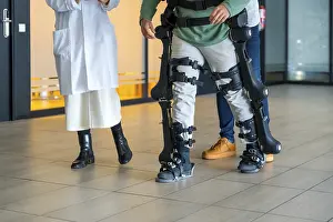 Physiotherapy Equipment Prints: Mechanical exoskeleton