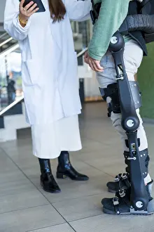 Futuristic Healthcare Prints: Mechanical exoskeleton