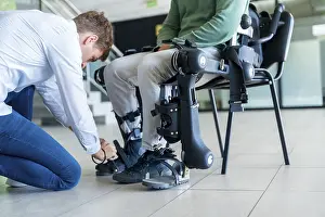 Physical Disability Support Prints: Mechanical exoskeleton