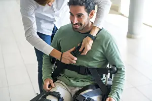 Physiotherapy Equipment Prints: Mechanical exoskeleton